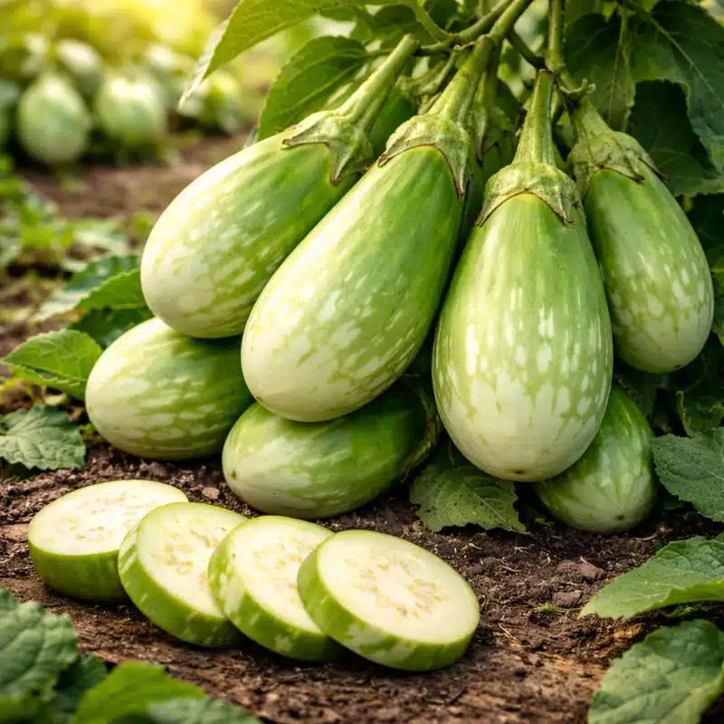 Fresh Ravayya Brinjal / रवैया बैंगन / રવૈયા રીંગણા – Tender, Purple & Farm Fresh